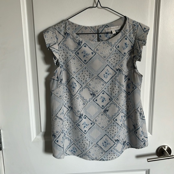 Blue sheer work shirt - Picture 2 of 2